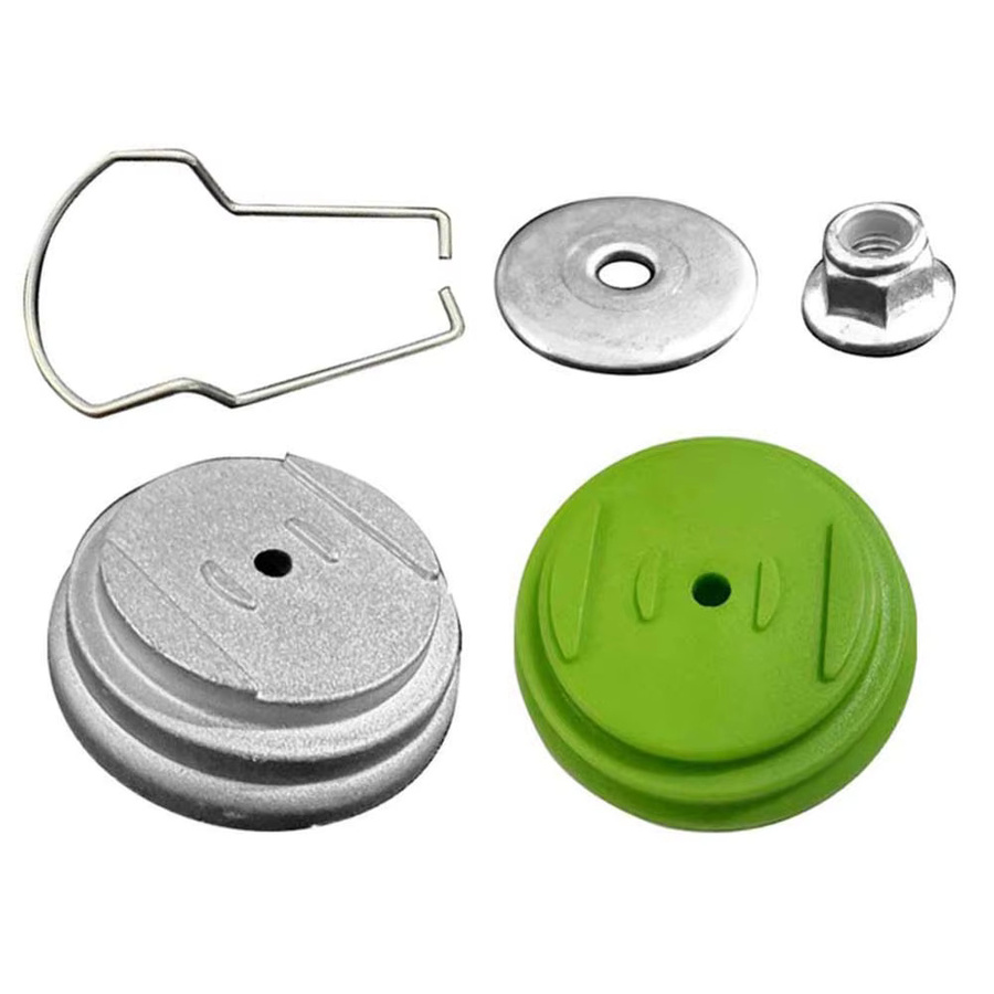 VIBRATITE Grasmäher-Klingenadapter-Set mit Klingenhalterung, Abdeckung, Schrauben und Unterlegscheiben für Lithium-Elektro-Rasenmäher und Freischneider - Bild 2