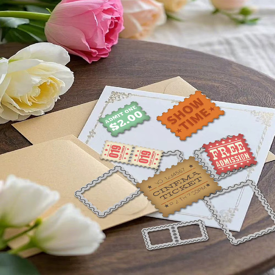 Dekorative Carbon-Stahl Schneidstempel für Scrapbooking und Fotoalben in gemischten Formen - Bild 2
