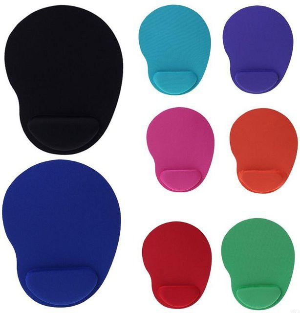 Ergonomisches Gaming-Mauspad mit Gel-Handgelenkstütze in Schwarz zur Schmerzlinderung für dein Heimbüro - Bild 1