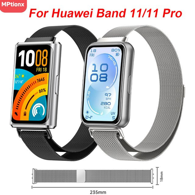 Mptionx Uhrenarmband Edelstahl, Silber, Unisex - Bild 1