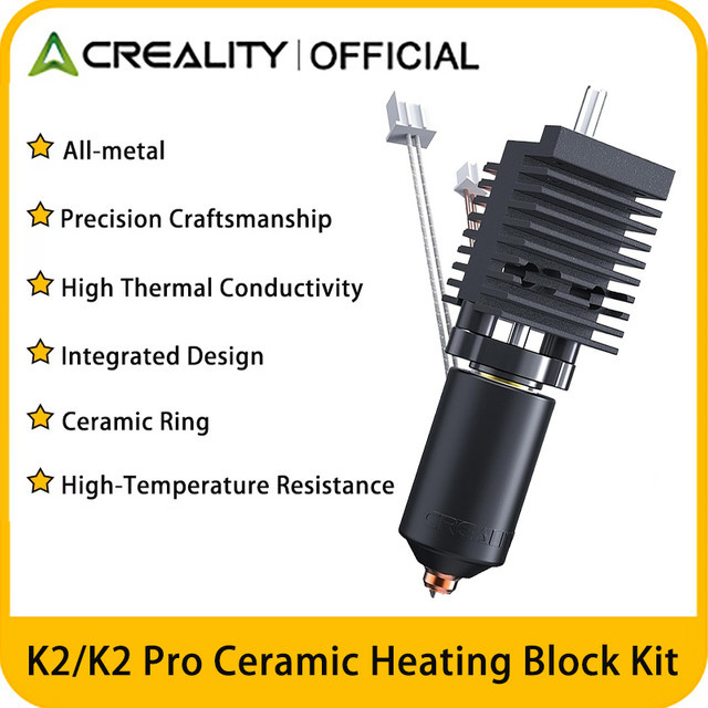 Creality Keramik-Heizblock-Kit Hotend-Kit mit Keramikring für K2 und K2 Pro 3D-Drucker - Bild 1