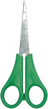 Rico Design Kinderschere für Linkshänder in Grün, spitz, 13,5 cm