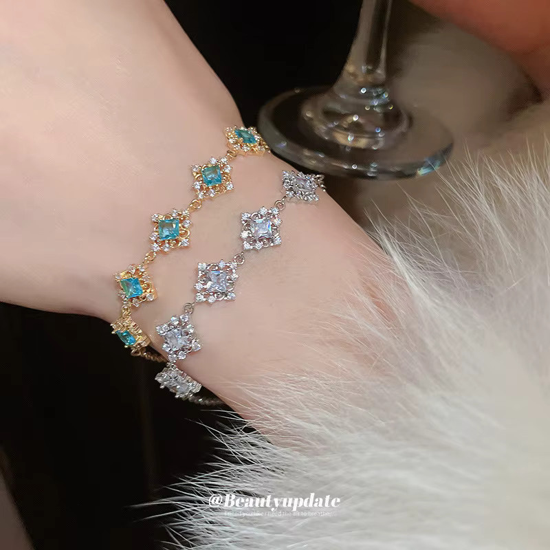 UOSU Armband, Blaues Zirkonia, Damen, Vintage - Bild 3