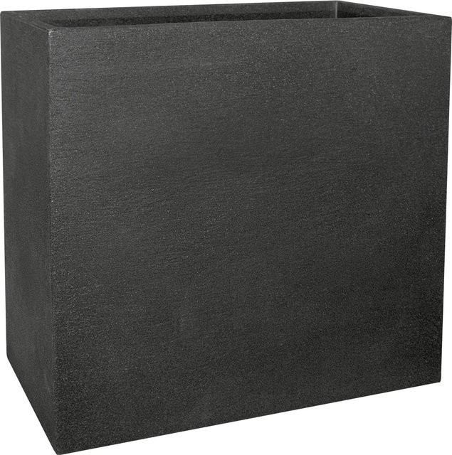 Geli Pflanzkübel Kubus Raumteiler Anthrazit B/T/H: 60 x 26 x 60 cm - Bild 1