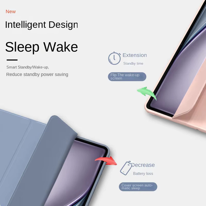 Apple iPad Air 13 Hülle mit magnetischem Ständer in Blau für iPad Air 13 M4 2026 und M3 2025 Modelle - Bild 2