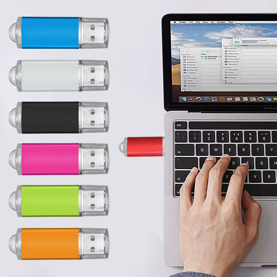 Oeny USB 3.0 Flash-Laufwerk Metall Pendrive in Purple - Bild 2