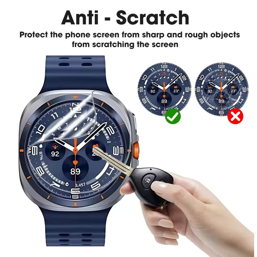 3-5 Stück Hydrogel Displayschutzfolie für Samsung Galaxy Watch 8 7 6 5 Classic, transparent - Bild 2