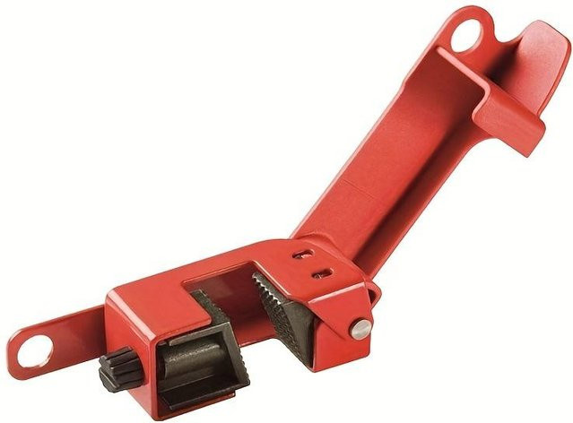 Master Lock Sicherungskastenschloss für Leistungsschalter in Rot für Standard-Einzel- und Doppelknebelschalter - Bild 1