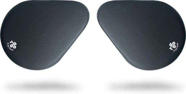 R-Go Split Ergonomische Armlehne zweiteilig, verstellbar und symmetrisch mit Weichschaum, Schwarz - Bild 1