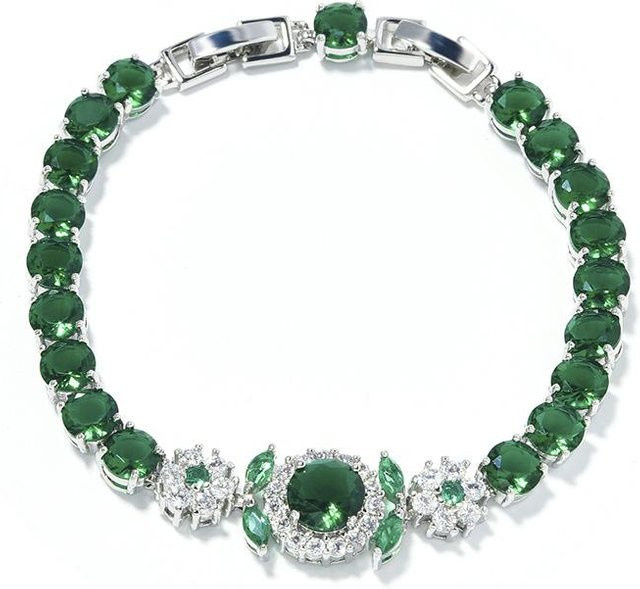 YIRAN Armband, Amethyst, Zirkon, Damen, lila - Bild 1