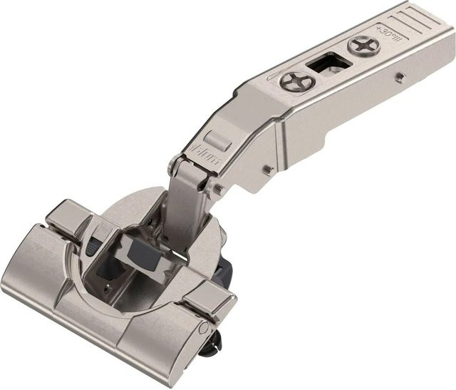 Blum Winkelscharnier Clip Top Blumotion 30 Grad III Inserta mit Soft-Close in Nickel-Optik - Bild 1