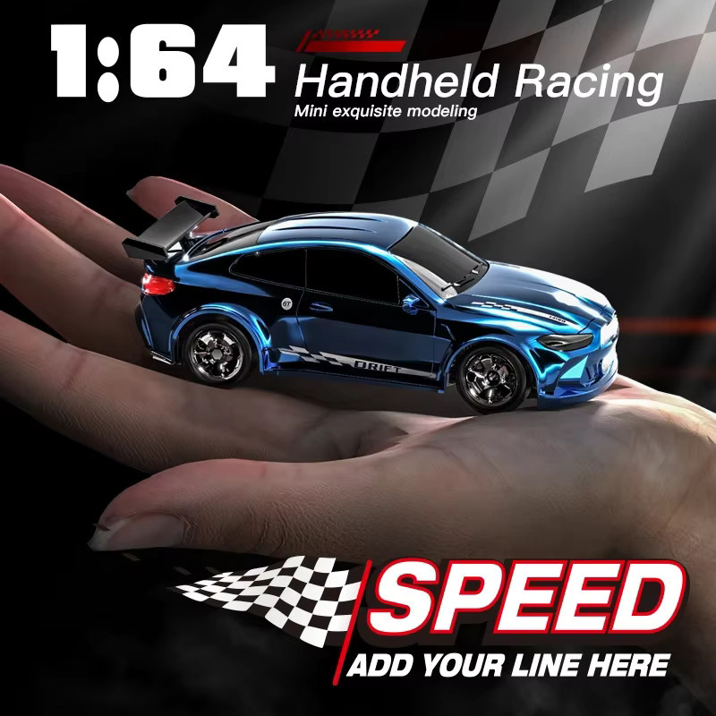 JJRC KF20 Drift RC-Auto, ferngesteuertes Rennauto, 1:64, Allradantrieb - Bild 2