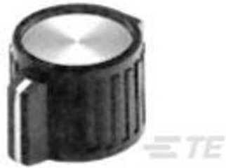 TE Connectivity Drehknopf mit Zeiger Schwarz Ø 18,8 mm - Bild 1