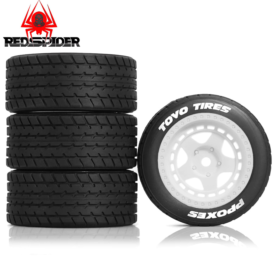 MJX Hyper Go Drift Reifen, 4-teiliges Set, 60mm, Weichgummi, für 1/14 RC Tourenwagen - Bild 4