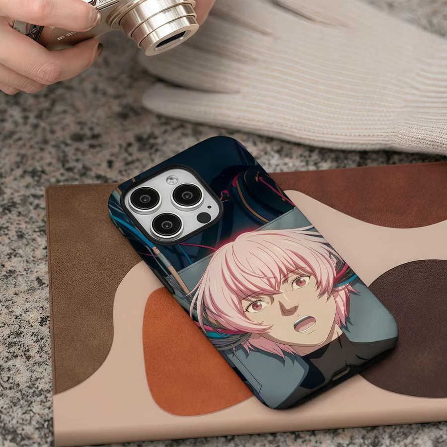 T-TAINY DATA Handyhülle für iPhone 17 16 15 14 13 12 Pro Max Plus mit glänzender HD-Doppelschicht-Flüssigkeits-Hartschale in Multicolour - Bild 5