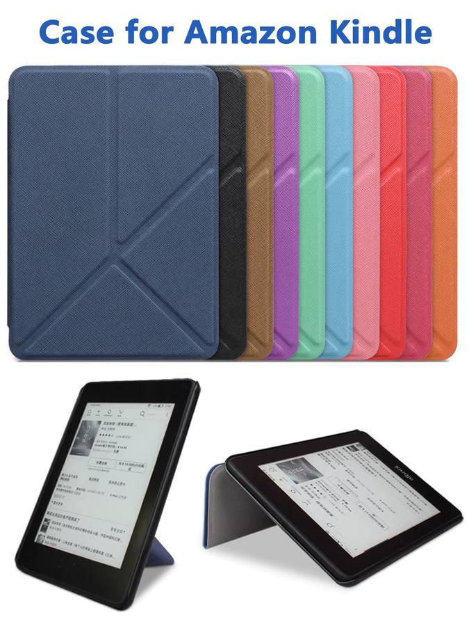 Hunnesor Faltbare Standhülle für Kindle Paperwhite in Rot - Bild 5