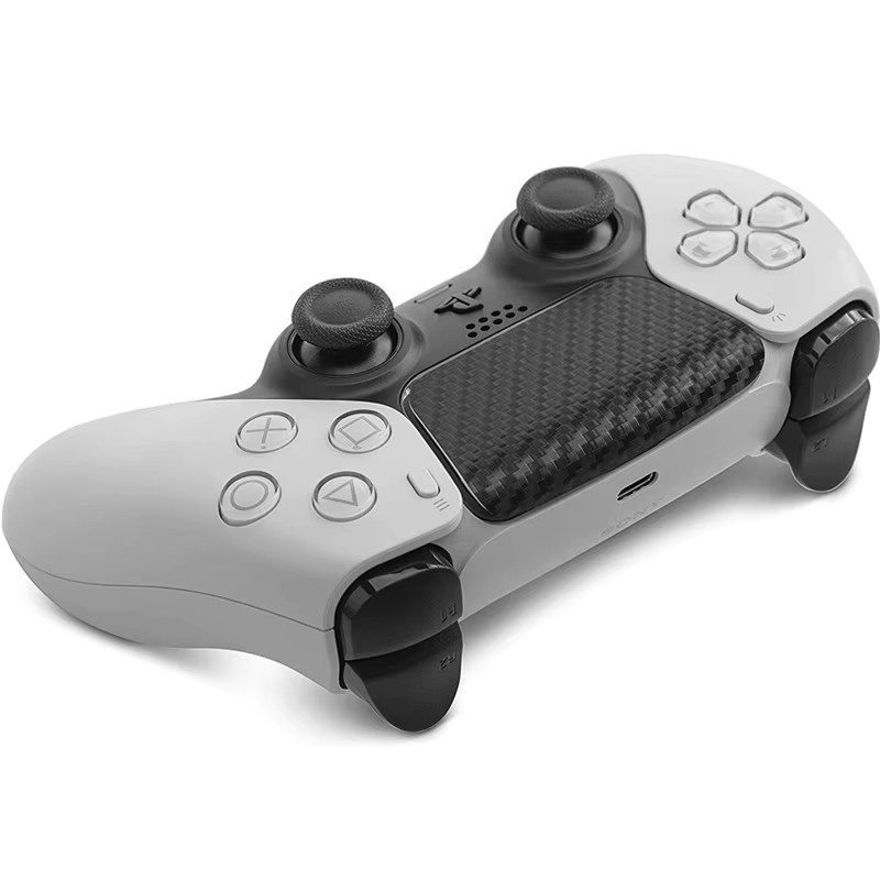 DIXSG 2er-Pack Aufkleber für PS5-Controller und Touchpad in Schwarz und Weiß, kratzfester Schutz für deine Playstation 5 Gamepads - Bild 3