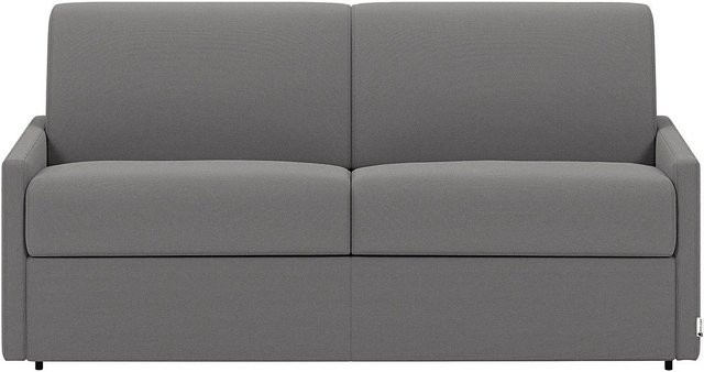 Vente-unique Schlafsofa Calife in Hellgrau mit Stoffbezug und Schaumstoffpolsterung - Bild 1