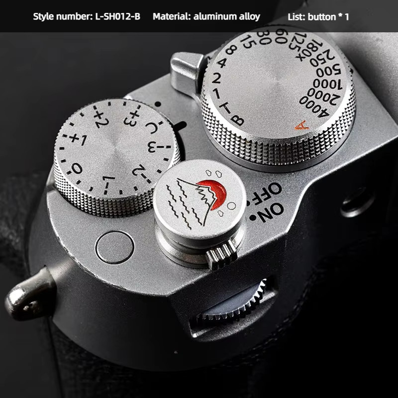 Kamera-Auslöseknopf in Silber für Fujifilm XT50 XM5 XT5 XT30 XH2S X100VI und Nikon ZF - Bild 3