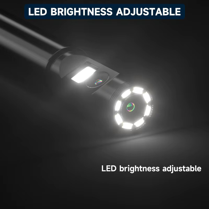 ENWOR HD1080P Endoskopkamera mit 7 Zoll IPS-Bildschirm, 360 Grad drehbare Dual Triple Lens Autoinspektion und 32 GB TF-Karte - Bild 4