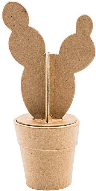 Rico Design Kugelkaktus aus Pappmaché Hygge Höhe: 18,5 cm, Breite: 6,5 cm - Bild 1