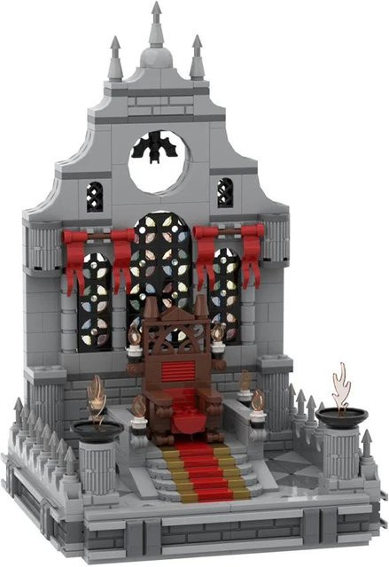 Gobricks MOC-196572 Strahds Thronsaal Bausteine Spielzeug ab 14 Jahren - Bild 1