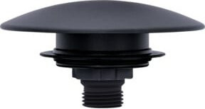 Duravit Badewannen-Ausstattungs-Set Push-Open Ventil in Schwarz Matt - Bild 1