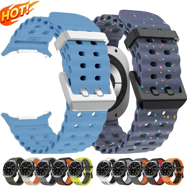 CAOWTAN Uhrenarmband Silikon, Samsung Galaxy Watch Ultra 47mm - Bild 1