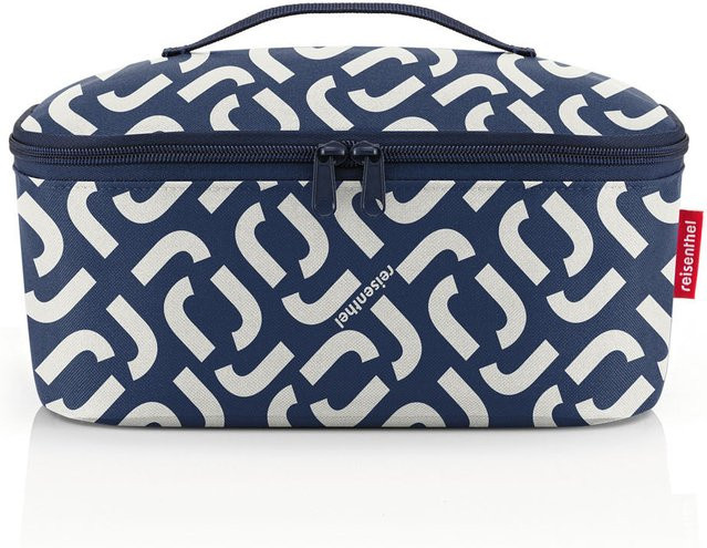 Reisenthel Thermo Coolerbag M Pocket Signature in Navy Blue, isolierte Kühltasche B/T/H: 28,0 x 22,5 x 12,0 cm - Bild 1