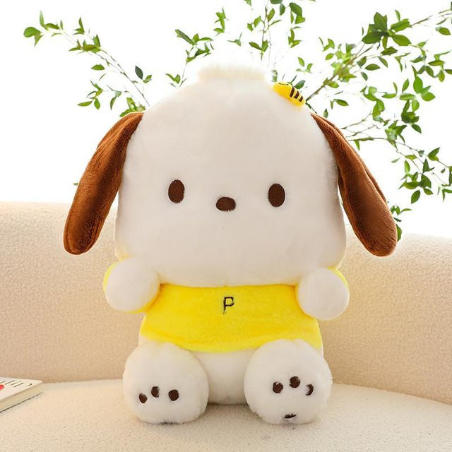 DewBloom Pochacco Sanrio Cartoon Plüschhund gelb - Bild 1