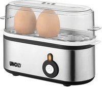 Unold Mini Eierkocher aus Edelstahl in Silber