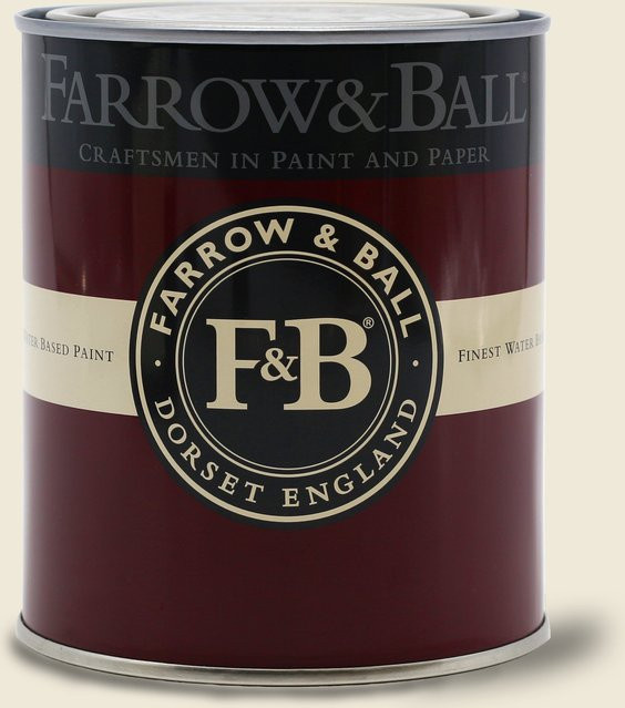 Farrow & Ball Modern Emulsion Wandfarbe Archiv Colour Snow White W1, 2,5 l - Bild 1