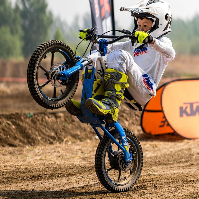 CNZKO Elektrisches Kinder-Rennrad, Kid Dirt Ebike, Off Road - Bild 1