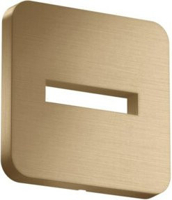Hansgrohe Duschwandrosette Soft in Bronze gebürstet zur Wandmontage, Durchmesser: 13 cm - Bild 1