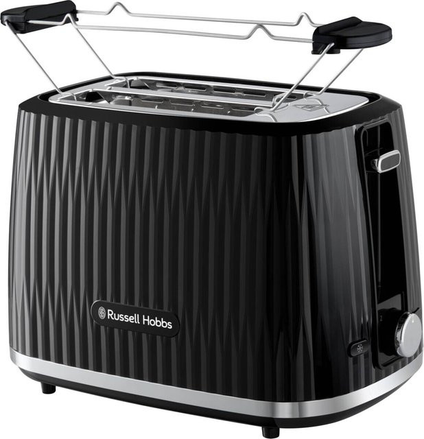 Russell Hobbs Toaster 27370-56 in Schwarz aus Kunststoff und Edelstahl, B/H/T: 17,4 x 19,1 x 27,8 cm - Bild 1