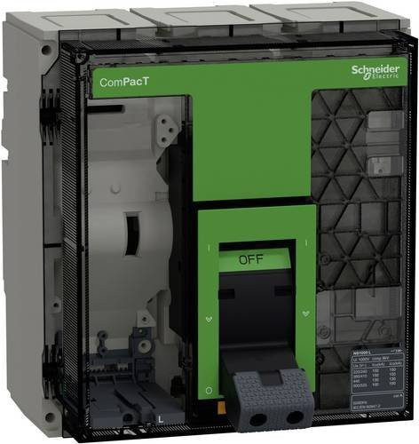 Schneider Electric C100L3FM MCB Leistungsschalter grün transparent - Bild 1