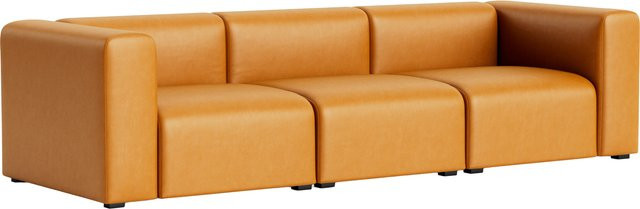 HAY Mags 3-Sitzer Sofa Kombination mit Armlehnen in Braun - Bild 1