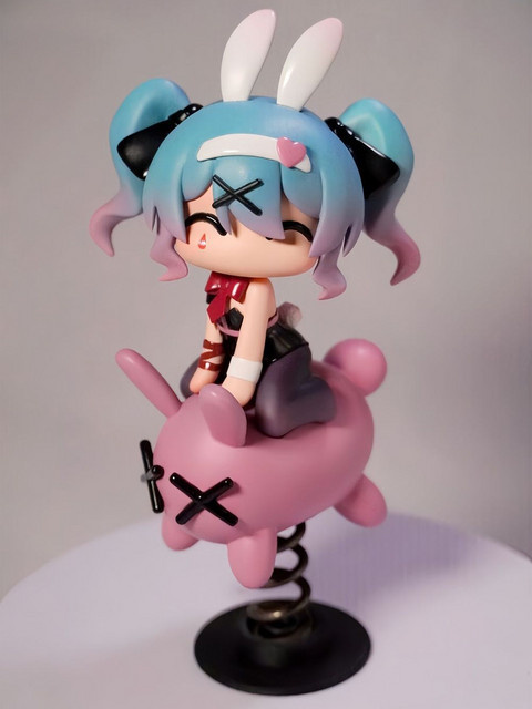 Bandai Hatsune Miku Rabbit Hole GK-Figur Q-Version, Zubehör - Bild 1