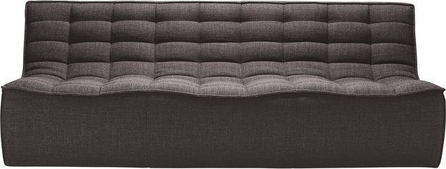 Ethnicraft N701 Modulsofa für 3 Personen, grau, Stoffbezug mit Schaumstoffpolsterung - Bild 1