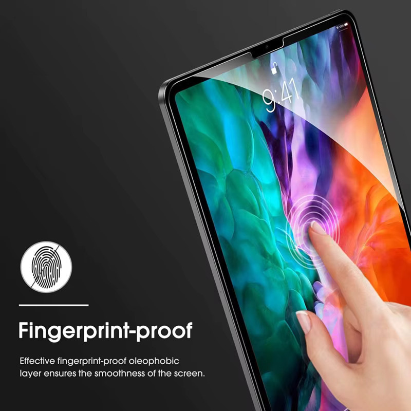 KINGMISON Displayschutzfolie aus gehärtetem Glas für iPad Pro 11 Zoll (2020), transparent, kratzfest und blasenfrei - Bild 3