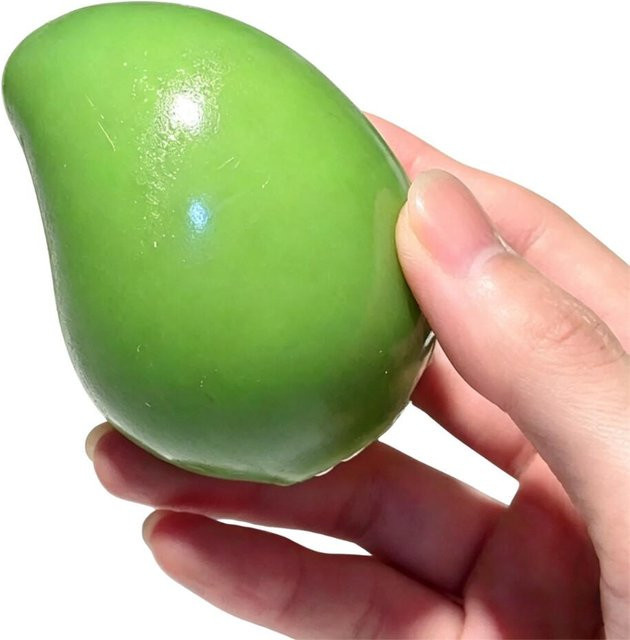 Mango Stressball Knetspielzeug, Farbwechselnde Mango Squishy Fidget Ball - Bild 1