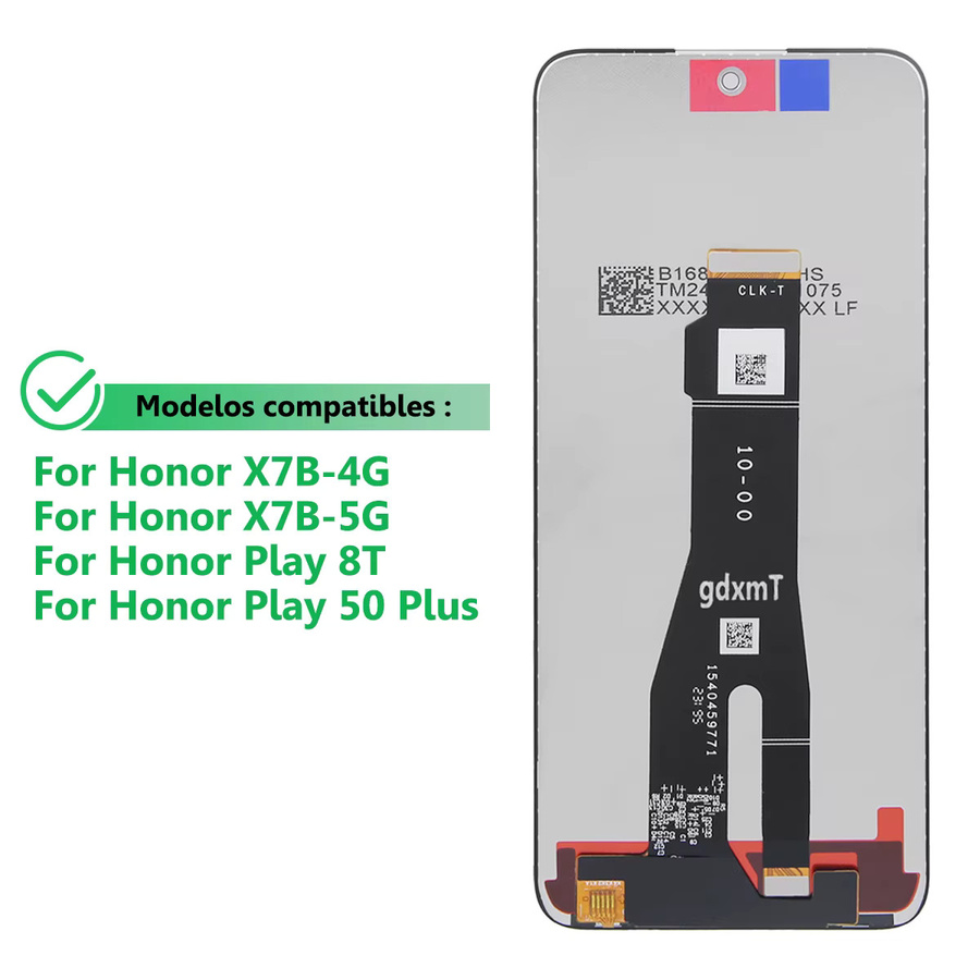 Honor X7B LCD Display Touchscreen Digitizer Montage Ersatzteil in Schwarz für CLK-LX1 CLK-LX2 CLK-LX3 - Bild 2