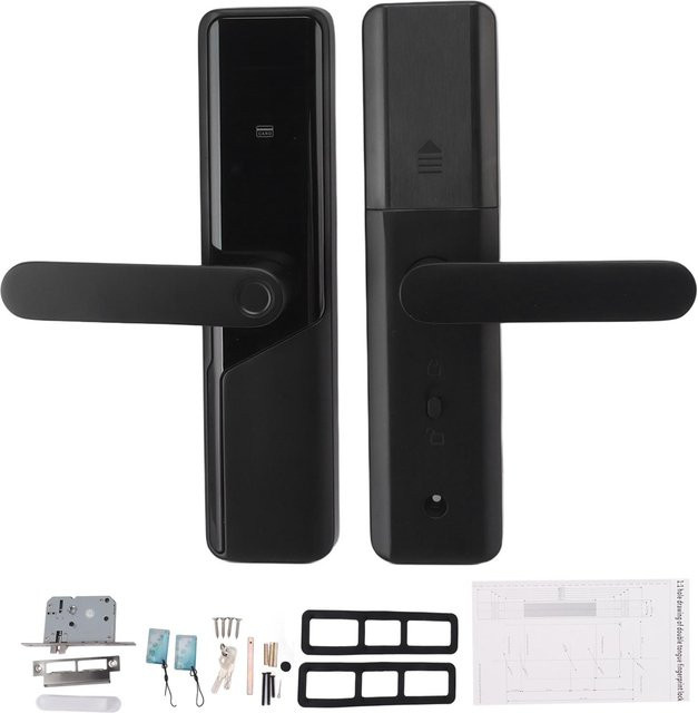 Aimo Smart Lock Intelligentes Türzugangsschloss mit Fingerabdruck für Büro und Zuhause in Schwarz - Bild 1