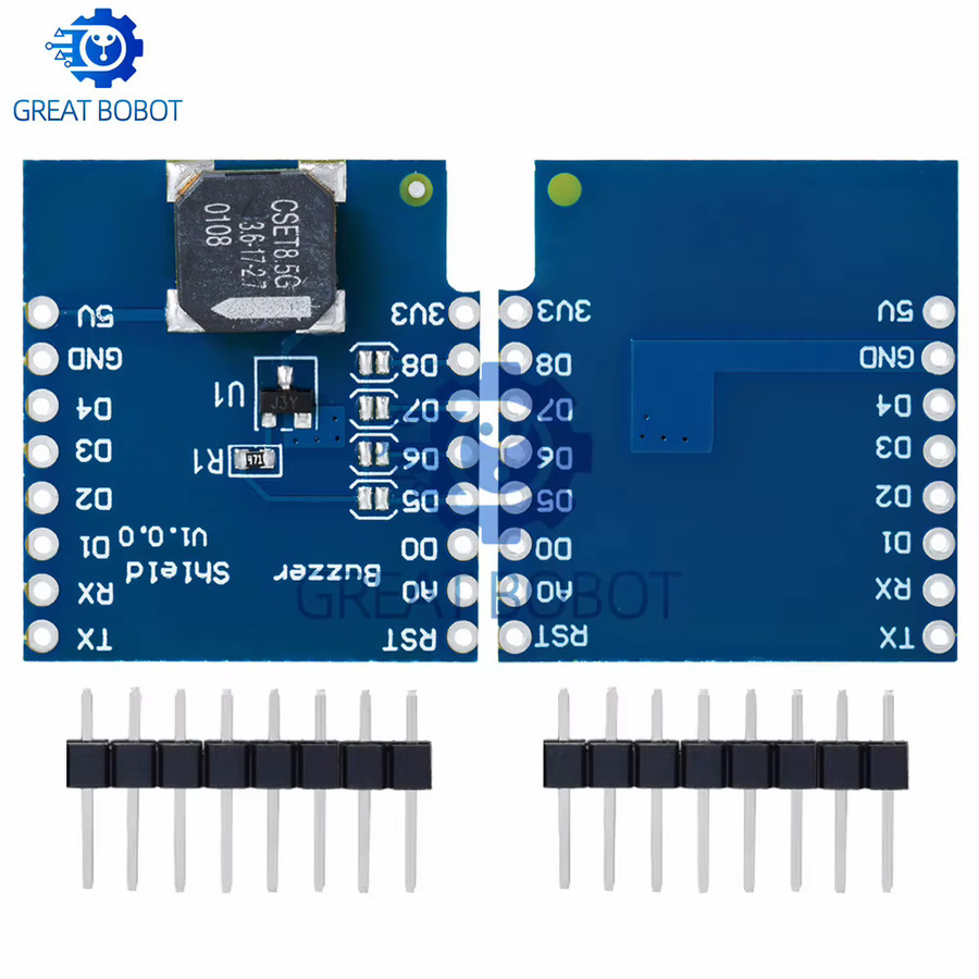 baishundianzi ESP8266 D1 Mini Summer Shield V1.0.0 Erweiterungsplatine in Blau für Arduino-DIY-Projekte mit Wi-Fi-Unterstützung - Bild 3