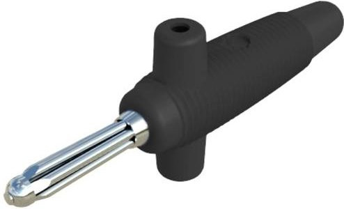 Hirschmann Test & Measurement Buela 300 K Büschelstecker, gerade, Farbe: Schwarz, Stift-Ø: 4mm - Bild 1