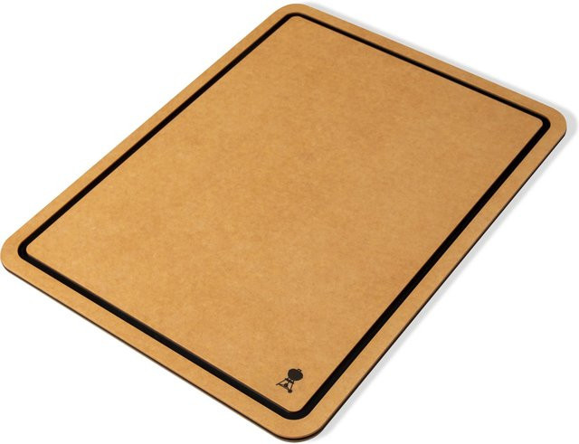 Weber Schneidebrett für klappbaren Grilltisch, braun, B/T: 37 x 49 cm - Bild 1