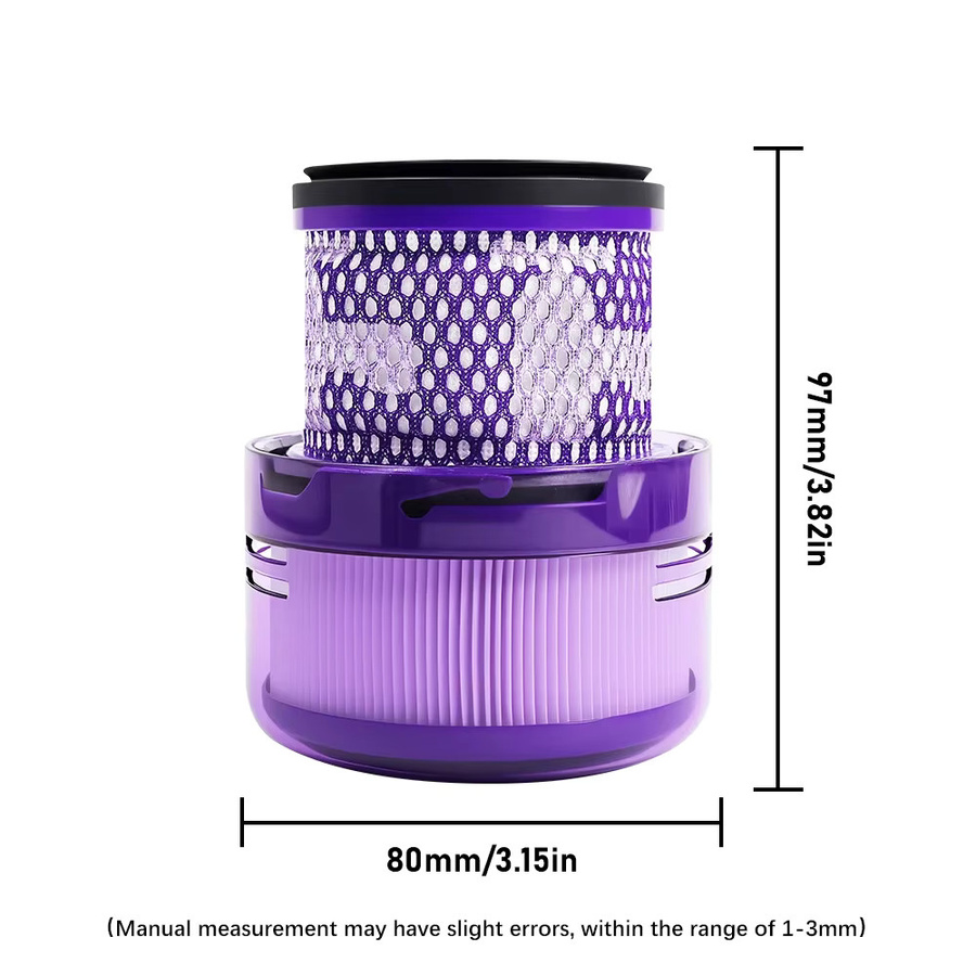Dyson Staubsauger Zubehör HEPA-Filter Pinsel Kopf in Purple für V6 V7 V8 V10 V11 V12 V15 und DC Serie - Bild 1