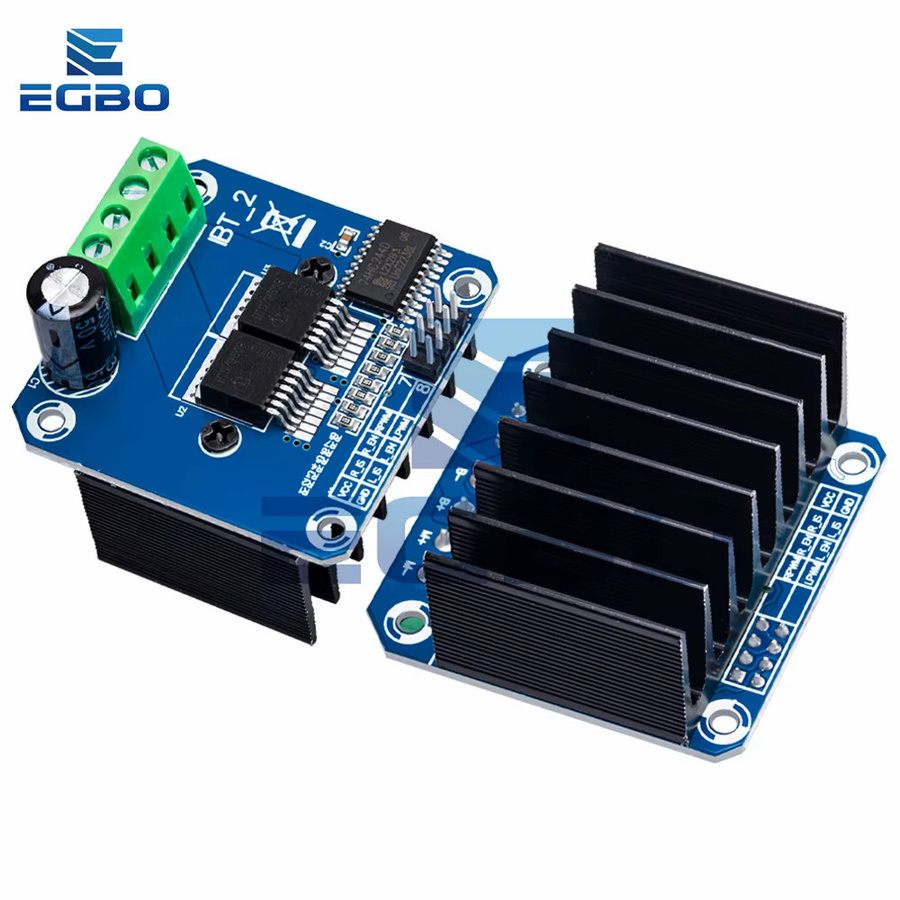 EGBO H-Brücke Hochleistungs-Motortreibermodul mit Doppel BTS7960 für Arduino, 43A, Blau - Bild 4