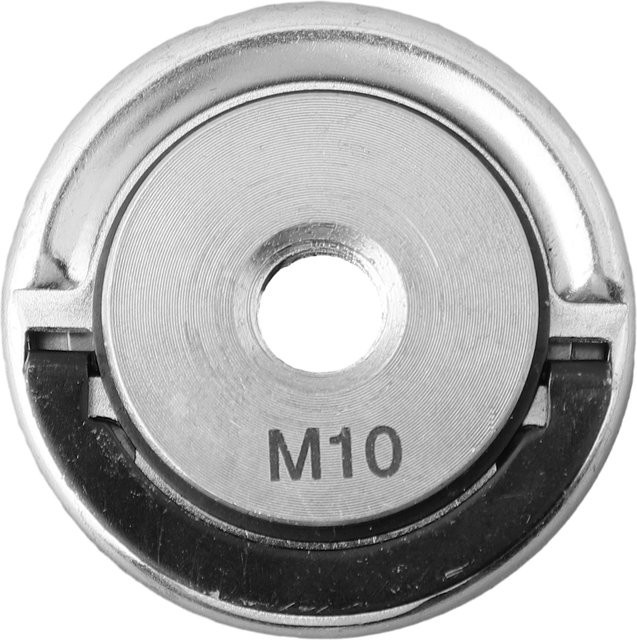 DAZZLEEX M10 Schnellspann-Flanschmutter selbstsichernd in Silber - Bild 1