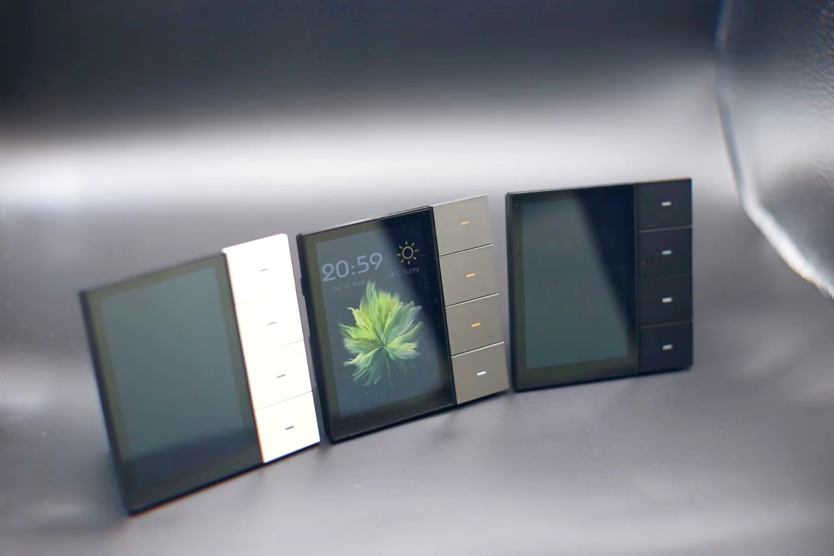F3Pro ZigBee Wandschalter als Automatisierungs-Zentralsteuerungs-Touchpanel für Vorhang- und Lichtszenen in Weiß - Bild 3